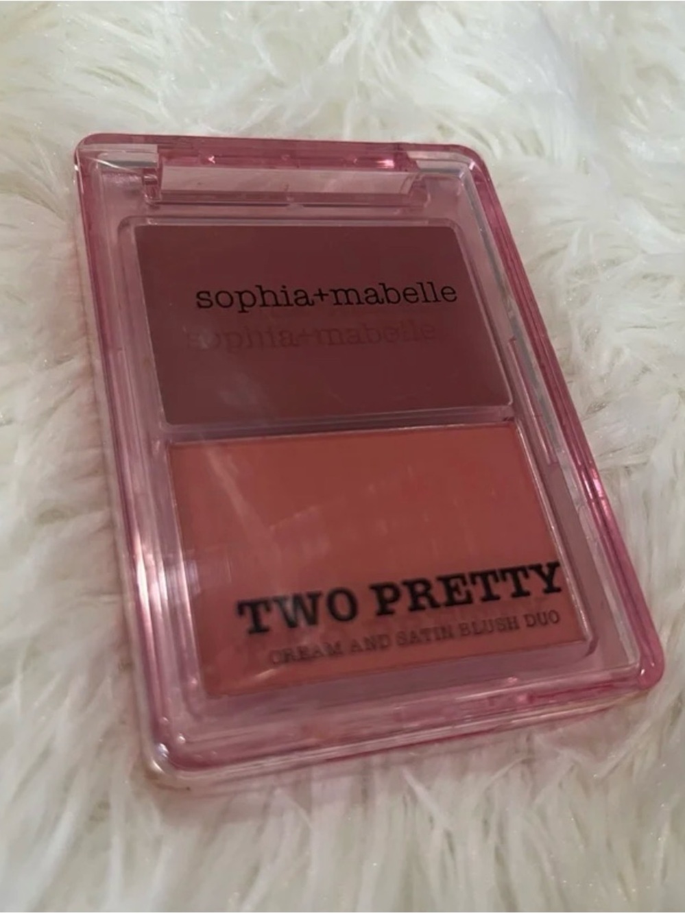 Sophia + Mabelle Two Pretty Cream and Satin Blush Duo
